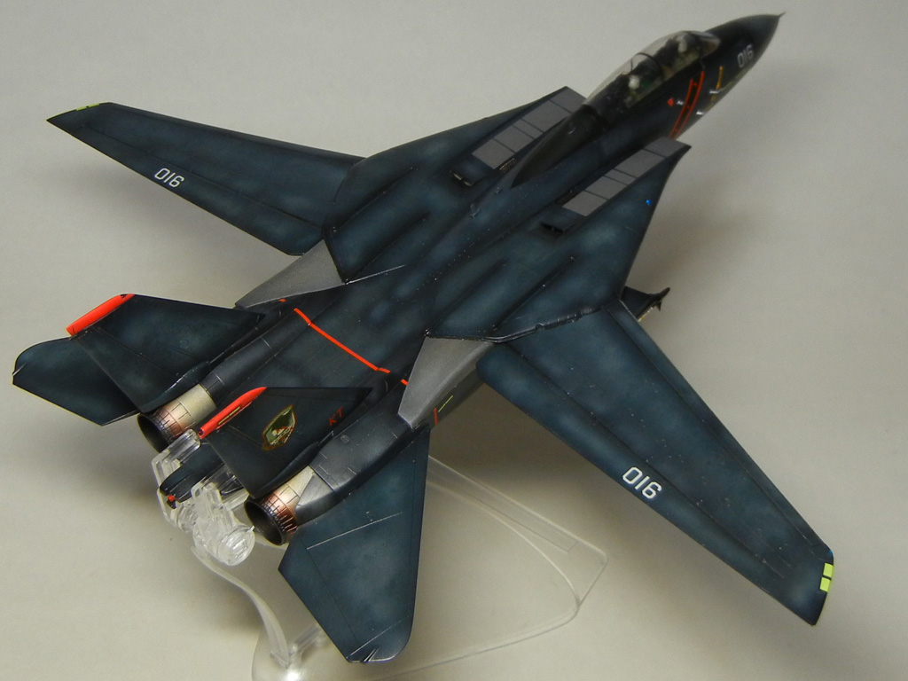 ハセガワ 1/72 F-14A ラーズグリーズ隊 製作の5 完成: ぷらぷら漫遊記