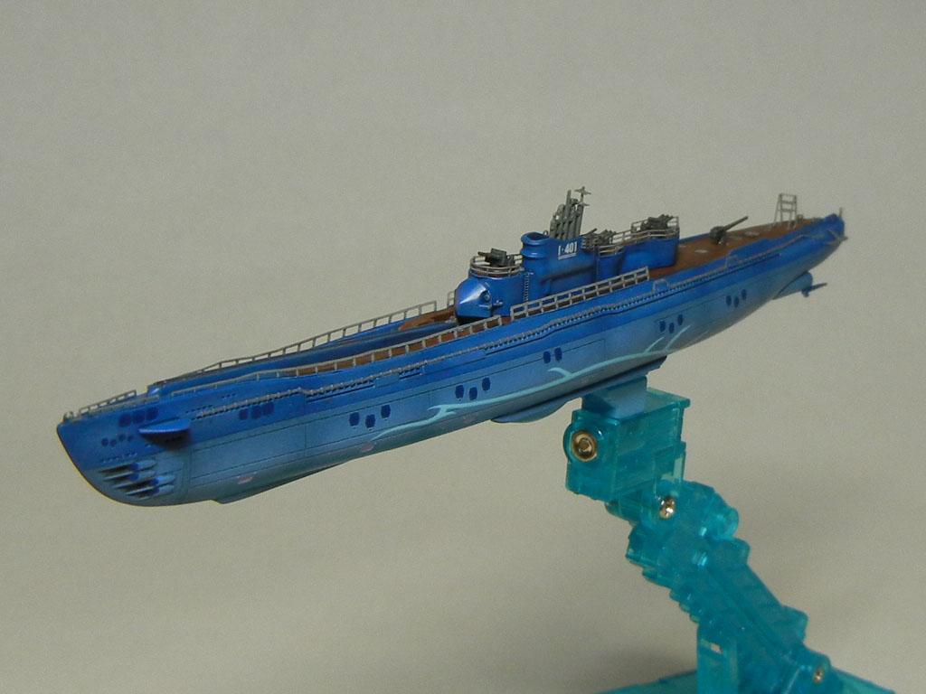 1/700 蒼き鋼のアルペジオ 潜水艦 イ401 製作の3 完成: ぷらぷら漫遊記