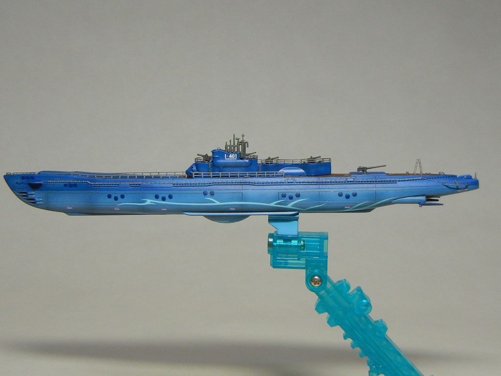 1/700 蒼き鋼のアルペジオ 潜水艦 イ401 製作の3 完成: ぷらぷら漫遊記